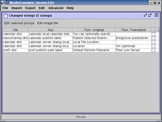 MozillaTranslator 5.02 update view