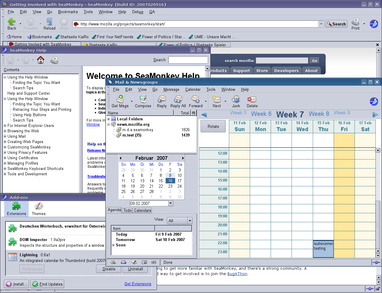 suiterunner screen shot